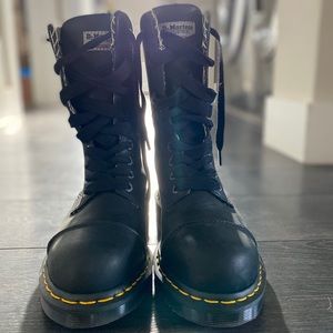 Dr. Marten’s steel toe high top industrial boots
